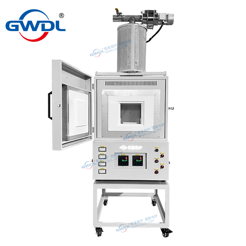 1400度小型实验排胶炉 带VOC尾气净化